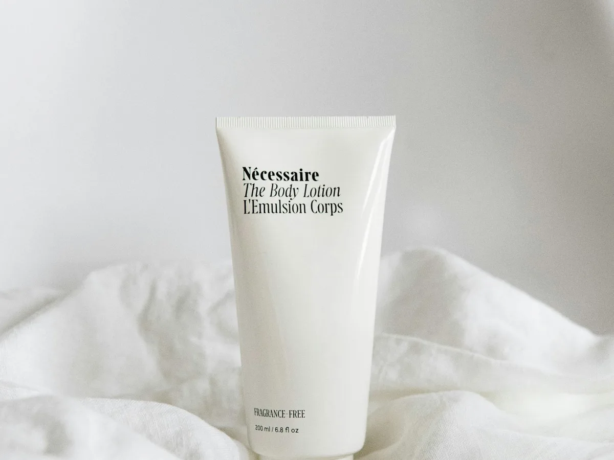 Curated skincare textures and botanicals